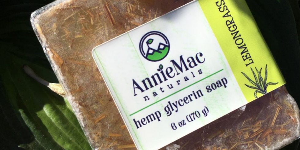 hemp label design soap