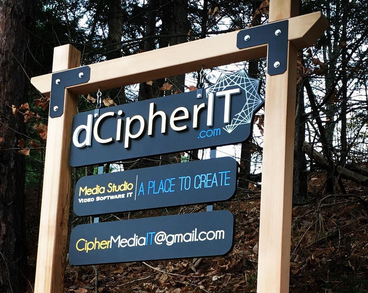 dCipherIT outdoor sign