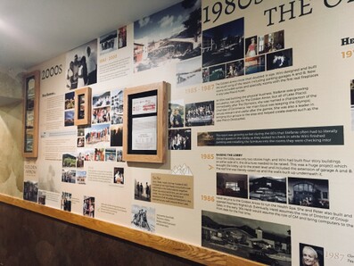 Family history timeline | Office display in New England