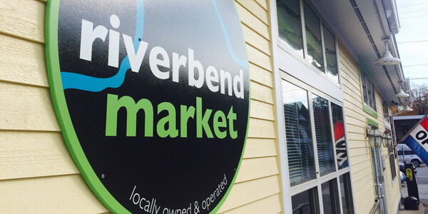 Riverbend Market custom sign by Great Big Graphics