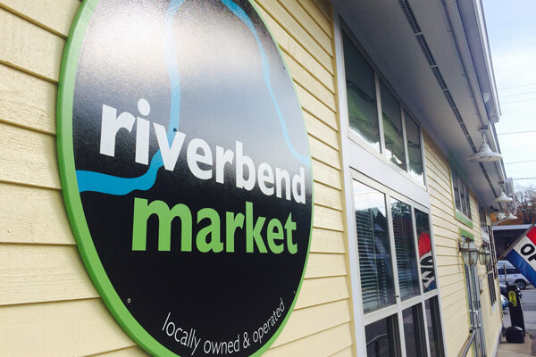 Riverbend Market custom sign by Great Big Graphics