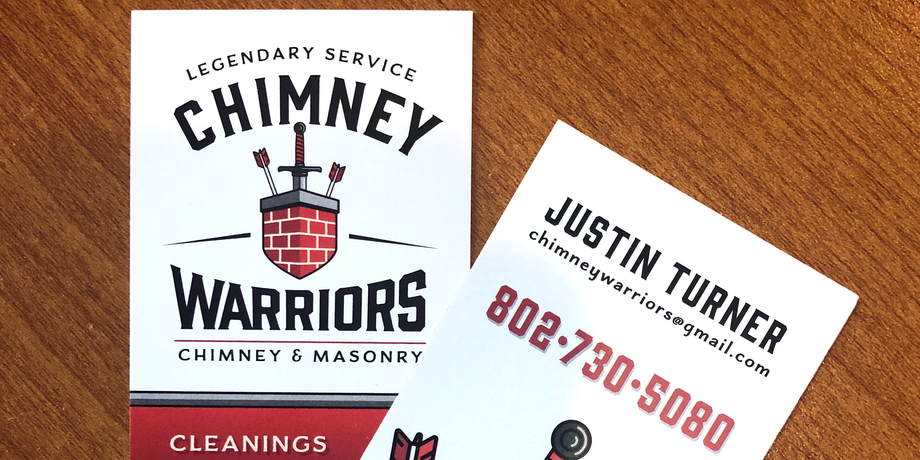 Chimney Warriors branding by Great Big Graphics