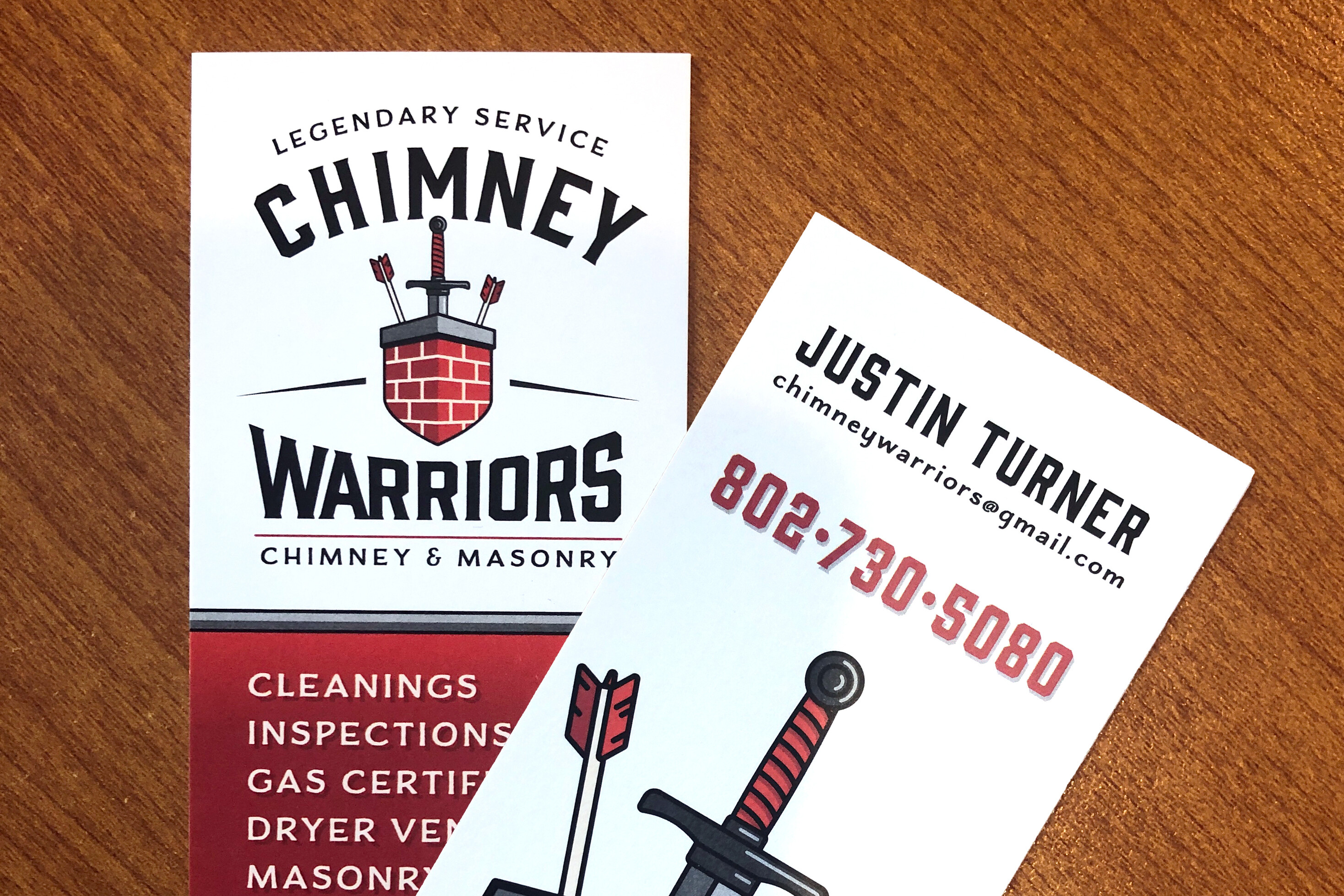 Chimney Warriors branding by Great Big Graphics