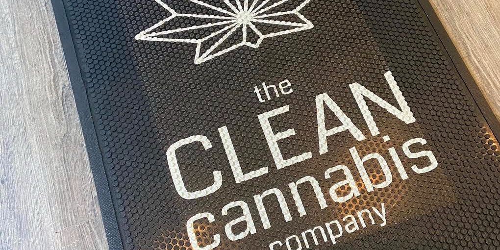 Clean Cannabis Floor Mat