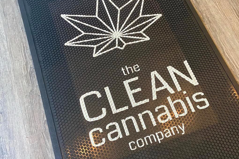 Clean Cannabis Floor Mat