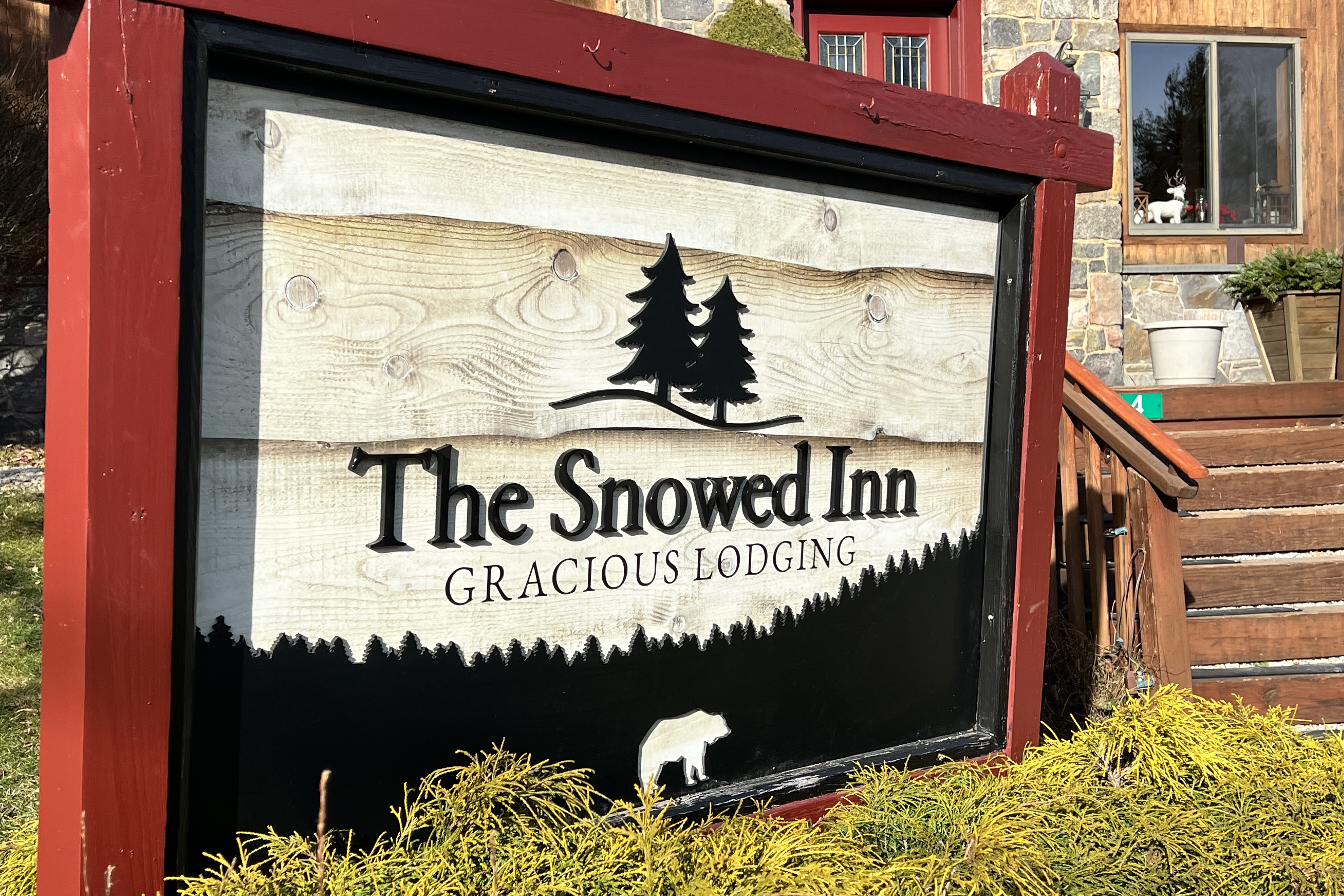 The Snowed Inn Sign by Great Big Graphics