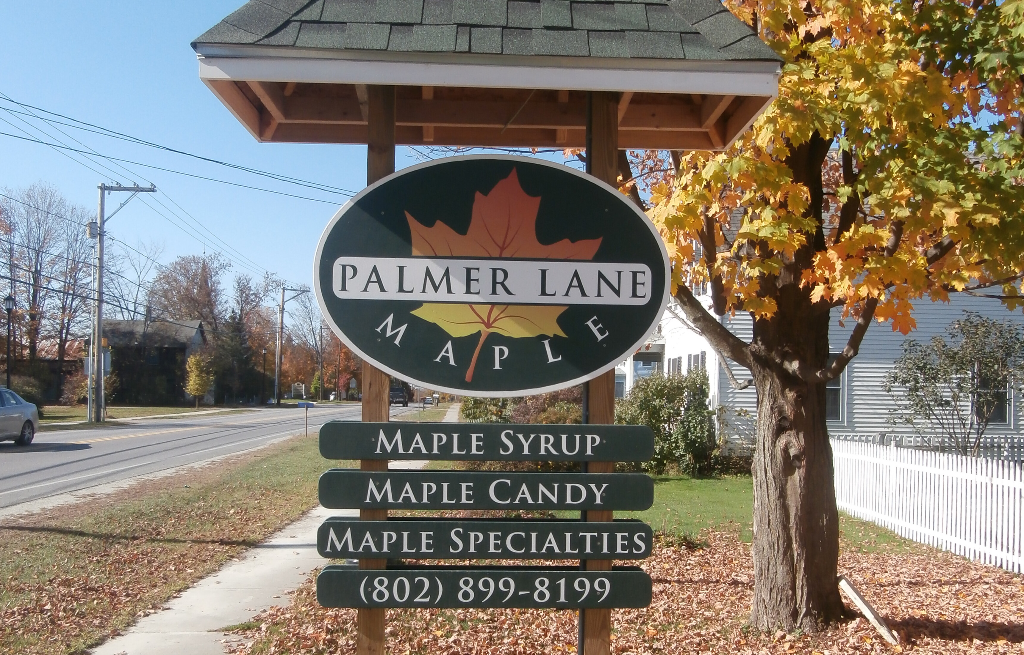 Palmer Lane Maple's Sign by Great Big Graphics