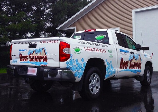 VT Roof Cleaners Vehicle Graphics by Great Big Graphics