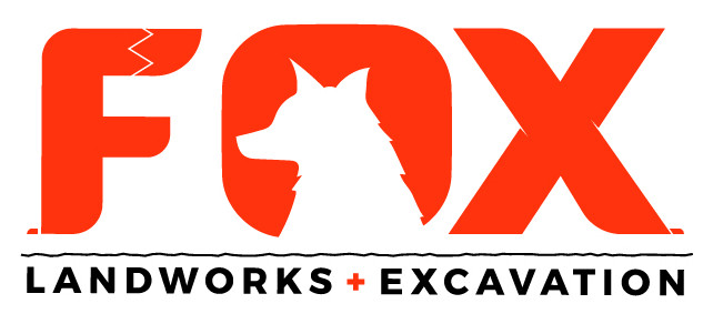 Fox Landworks + Excavation logo by Great Big Graphics