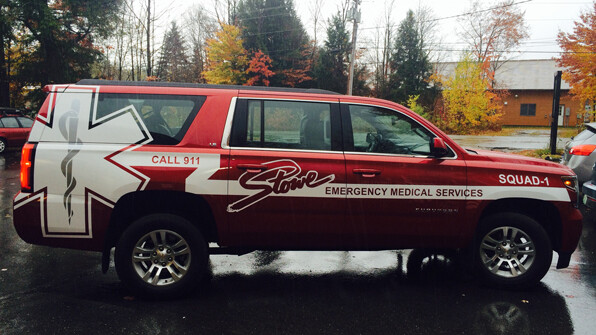 Stowe Rescue Vehicle Graphics by Great Big Graphics