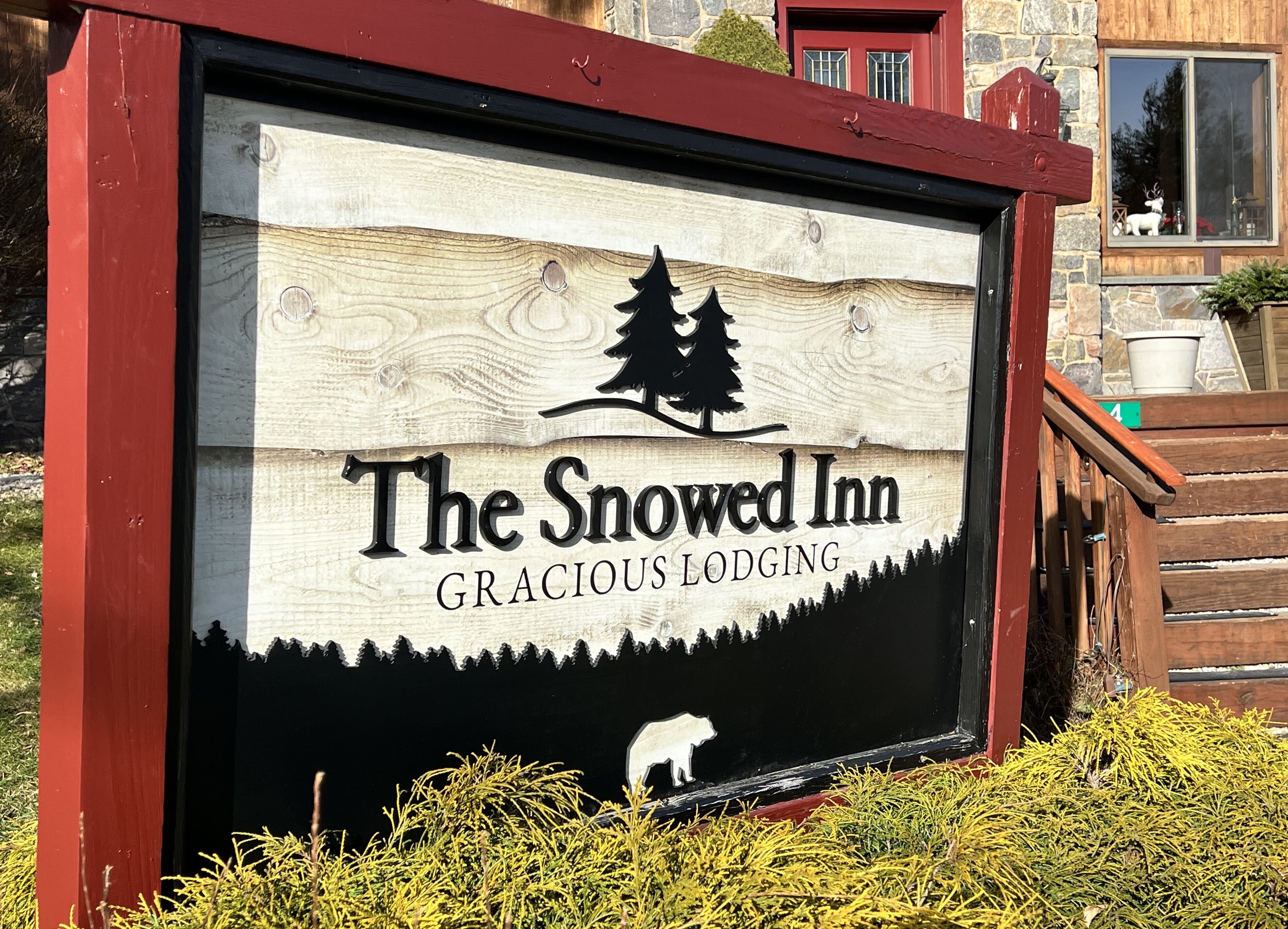 The Snowed Inn sign by Great Big Graphics